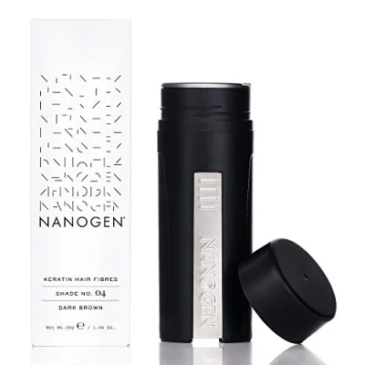 Obrázek Nanogen Vlasová vlákna tmavě hnědá, 30 g