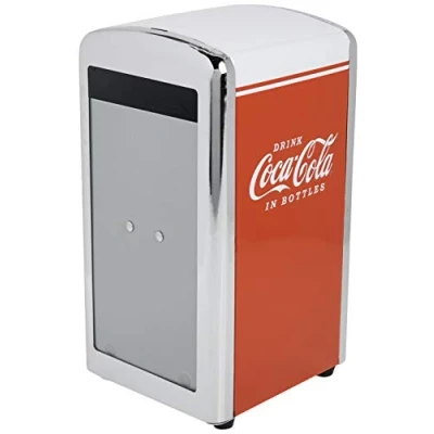 Obrázek TableCraft Coca Cola CC342 dávkovač ubrousků, červený, malý