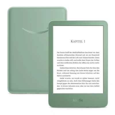 Obrázek Der neue Amazon Kindle (16 GB) leichteste und kompakteste Kindle, mit blendfreiem Bildschirm, schnellerem Umblättern, anpassbarem Frontlicht langer Akkulaufzeit ohne Werbung matchagrün