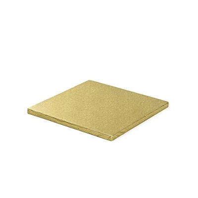 Obrázek Decora 0931713 QUADRATISCHE TORTENPLATTE Gold cm 30X1,2 H