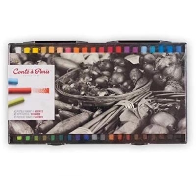 Obrázek Conté a Paris 50209 (Künstlerkreide, Weiche Pastelle, verschieden Farben) 40er Set
