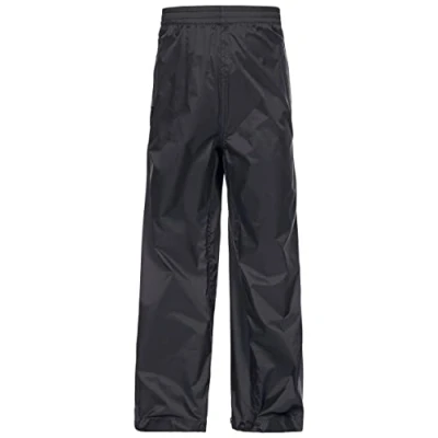 Obrázek Trespass Qikpac Pant, Black, 2/3, Kompakt Zusammenrollbare Wasserdichte Regenhose mit 3 Taschenöffnungen für Kinder / Unisex Mädchen und Jungen Jugendliche, 2 Jahre, Schwarz