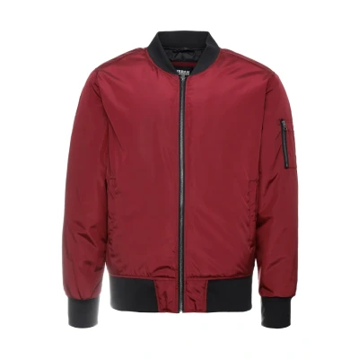 Obrázek Urban Classics 2TONE Jacket Bomber bunda, Muži, Velikost: 4XL, Burgundy/black