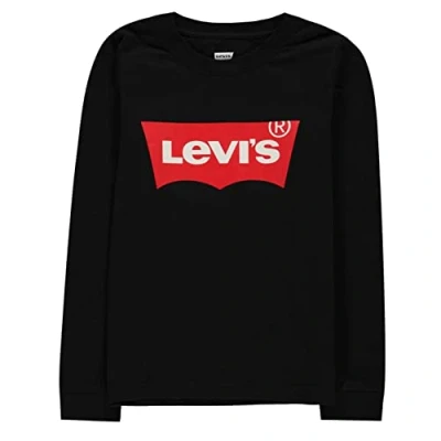 Obrázek Levi&#039;s Batwing TEE Top s dlouhým rukávem pro děti, Velikost: 128, Black