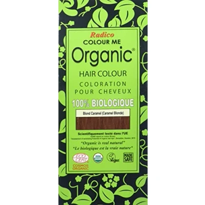 Obrázek Radico Colour Me Organic rostlinná barva na vlasy karamelová blond (bio, veganská, přírodní kosmetika) Bl