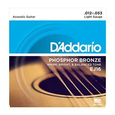 Obrázek D&#039;Addario struny pro westernovou kytaru akustickou EJ16 Light, 1253 1 kus