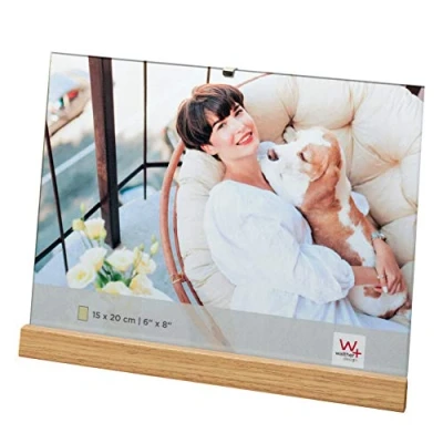 Obrázek walther Designový obrazový rám přírodní 15 x 20 cm dřevěný portrétní rám, formát na šířku Simplicity YQ520H