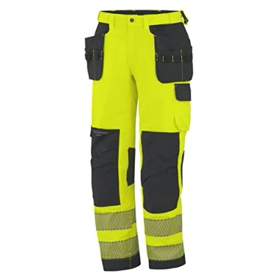 Obrázek Helly Hansen Workwear Výstražné montážní kalhoty York Construction Pant pracovní kalhoty, velikost 88, žluté, 76456