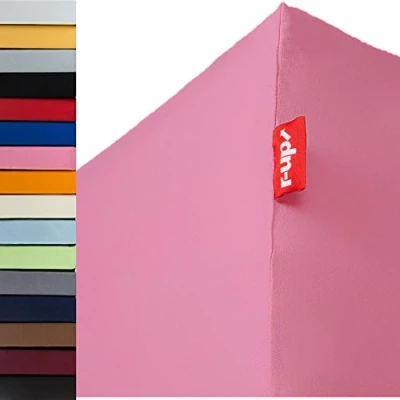 Obrázek r up Nejlepší napínací prostěradlo 140 x 200 160 220 až 35 cm výška mnoho barev 95 % bavlna / 5 elastan 230 g/m² Oeko TEX bez stresu i při šířce (růžová)