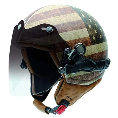 Obrázek Motocyklová helma NZI Tonup Visor Graphics, xl