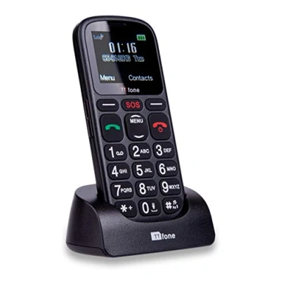 Obrázek Ttfone Comet TT100 pouzdro GSM 11,4 cm (: 1,77 palců Linux) Černá
