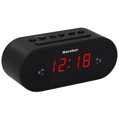 Obrázek Karcher UR 1030 rádio (PLL rádio, stmívatelný displej, duální alarm) černé, standardní