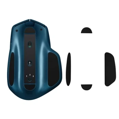 Obrázek kwmobile Mouse Feet Sticker kompatibilní s Logitech MX Master 2S náhradní Glider přesně tvarované nohy myši myš Glides v černé barvě