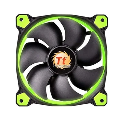 Obrázek Thermaltake Riing 12 LED ventilátor krytu černý/zelený