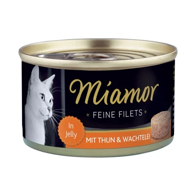 Obrázek Konzerva MIAMOR Fillet tuňák a křepelčí vejce v želé 100g