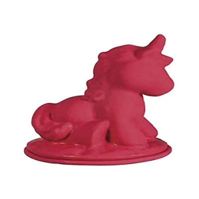 Obrázek Rayher 34436000 Latexová plnoformátová odlévací forma jednorožec, 8 x 11 cm, naplnitelný kreativním betonem, Raysin, sádrový prášek, keramický mýdlo, vosk, rez