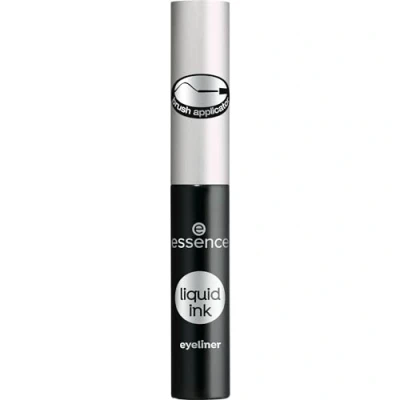 Obrázek essence liquid ink eyeliner, č. 01, černé, definující, veganské, bez mikroplastických částic, parfémů, parabenů, 1 balení (3 ml)