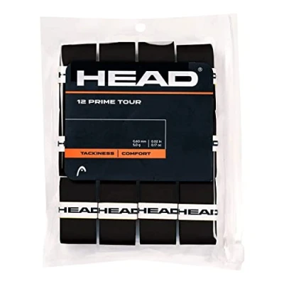 Obrázek HEAD Unisex Adult 12 Prime Tour Tenis rukojeť, černá, jedna velikost