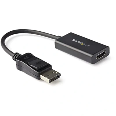 Obrázek StarTech.com DisplayPort auf HDMI Adapter mit HDR 4K 60Hz Schwarz DP Konverter