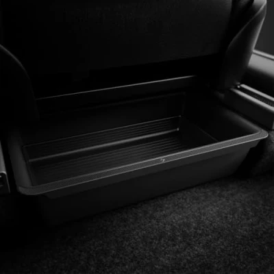 Obrázek Spigen Tesla Model Y 2022 2021 Unter Sitz Aufbewahrungsbox Organizer, Verstecktes Fach für Zubehör Carbon Edition