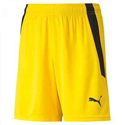 Obrázek PUMA Unisex Baby Teamliga Shorts Jr, Cyber Gelb p, 128