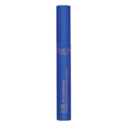 Obrázek IDUN Minerals Mascara Eir Waterproof Build Up Volume Washes of with water Black