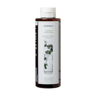 Obrázek KORRES Aloe a Dittany šampon pro normální vlasy, vlhkost pružnost, bez silikonu parabenů, 250 ml