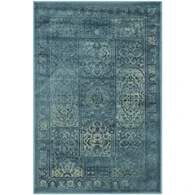 Obrázek SAFAVIEH Zottelig Teppich für Wohnzimmer, Esszimmer, Schlafzimmer Berber Shag Collection, Kurzer Flor, Creme und Braun, 69 X 244 cm