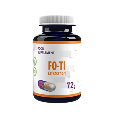 Obrázek Extrakt Fo Ti (He Shou Wu) 10:1 (5000 mg ekvivalent) 120 veganských kapslí, laboratorně testováno, vysoká dávka, bez GMO, žádná plniva ani přísady