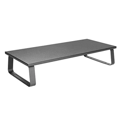 Obrázek RICOO monitor Nástavec na psací stůl regál nasazovací Stojan pro počítačové monitory FS0111 60 x 26 12 cm Zvýšení obrazovky obrazovku Lapdesk Laptop stolek