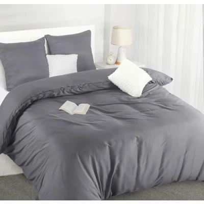 Obrázek Utopia Bedding Ložní prádlo 220 x 240 povlečení z mikrovlákna cm + 2 povlaky na polštář 80 šedé