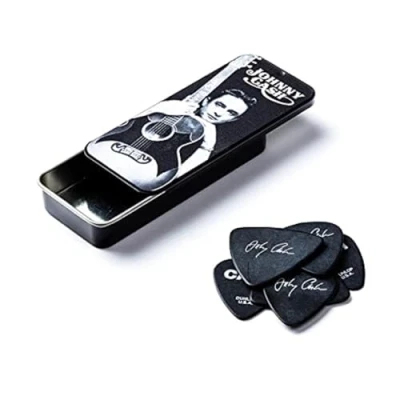 Obrázek JIM DUNLOP Plektrum Johnny Cash Memphis, celluloid, Medium 6 kusů