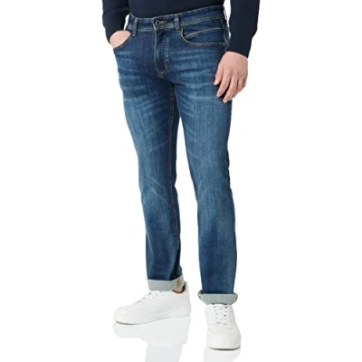 Obrázek camel active Pánské džíny Regular Fit 5 Pocket z bavlny, modrá