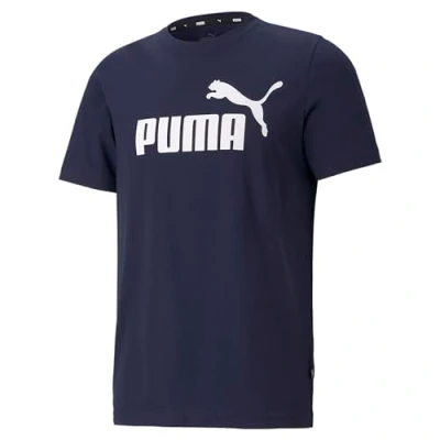 Obrázek Puma LOGO TEE Triko s potiskem, Muži, Velikost: 3XL, Peacoat