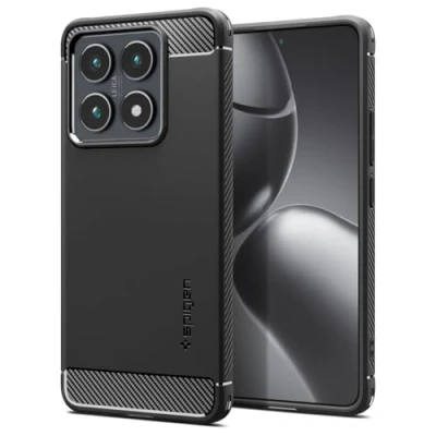 Obrázek Spigen Rugged Armor pouzdro kompatibilní s Xiaomi 14T Pro matná černá