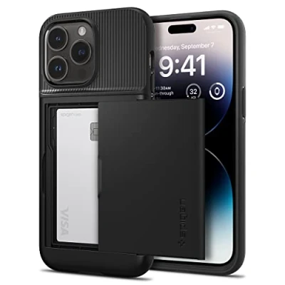 Obrázek Spigen Slim Armor CS pouzdro kompatibilní s iPhone 14 Pro černé
