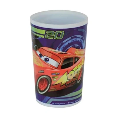 Obrázek FUN HOUSE 005514 Disney Cars Glas für Kinder Polypropylen Blau 10 x 0,025 6,5 cm