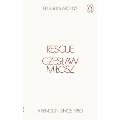Obrázek Rescue: Czeslaw Milosz (Penguin Archive)