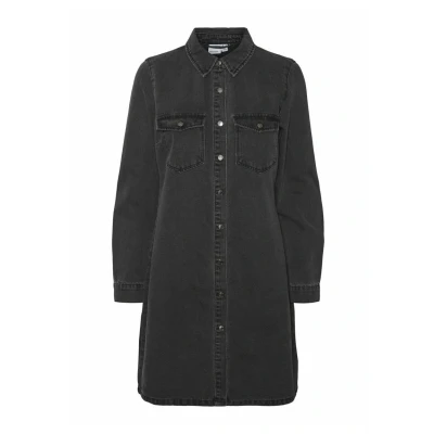 Obrázek Vero Moda Vmjennie Denimové šaty, Ženy, Velikost: Medium, Black denim
