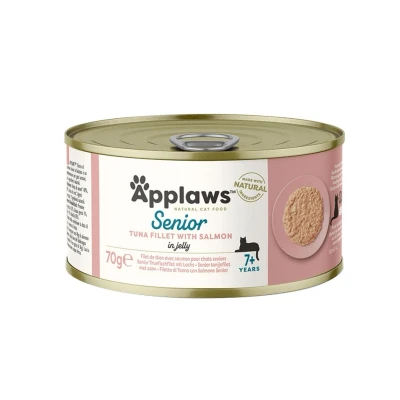 Obrázek Konzerva APPLAWS Cat Senior tuňák s lososem 70g