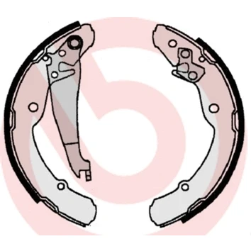 Obrázek Brembo S85516 brzdové čelisti, počet 4