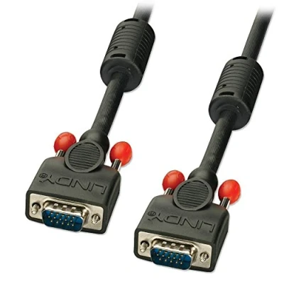 Obrázek LINDY VGA/SVGA konektor na kabel 0,5 m Premium černá