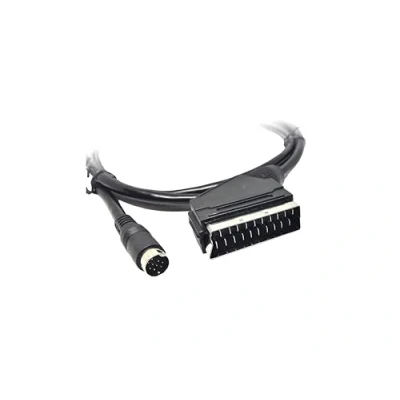 Obrázek Xoro AV3 Audio/Video kabel adaptéru mj. pro modely HRT 8772/8780, SCART adaptér / přípojka přijímač, délka 1,5 metru, ACC400513, černý