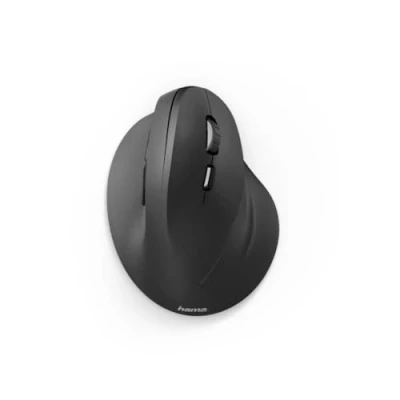 Obrázek Hama ergonomická myš (vertikální bezdrátová pro praváky, 3 rychlostní stupně až 1800 dpi, proti tenisovému loktu I syndrom RSI myši ramene, myš) černá