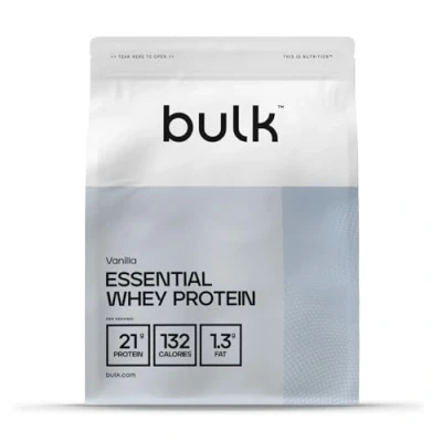 Obrázek Bulk Základní Whey Protein, proteinový prášek, vanilka, 2,5 kg, 71 porcí, balení se může měnit