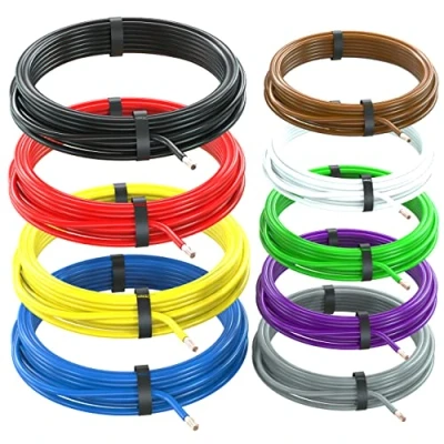 Obrázek AUPROTEC Vedení vozidla 0,75 mm² sada 9 barev à 5m FLRY B jako prsten