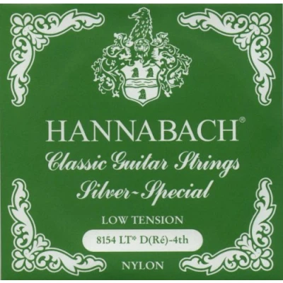 Obrázek Hannabach struny pro klasickou kytaru série 815 D4 Low Tension Silver Special, kytarové (kvalitní, univerzální téměř každý nástroj, struny, klasická kytara, vyrobeno v