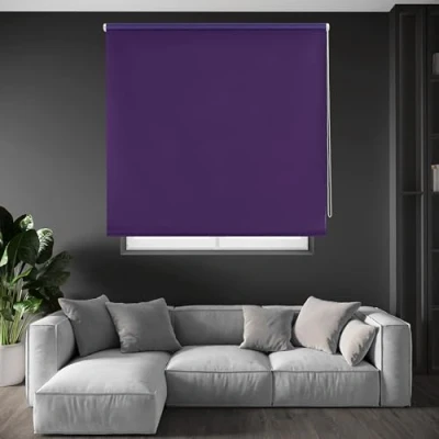 Obrázek Blindecor Draco zatemňovací roleta fialová, 100 x 175 cm (ŠxV) velikost látky 97 170 cm. Termo na okno