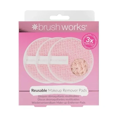 Obrázek Brushworks HD znovu použitelná podložka na odličovací make up 3 kusy, 70 g