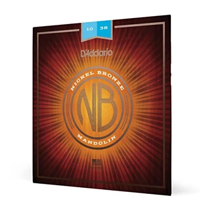 Obrázek D &#039;Addario nbm1038 1038 Light Nickel Bronze Mandoline Saiten